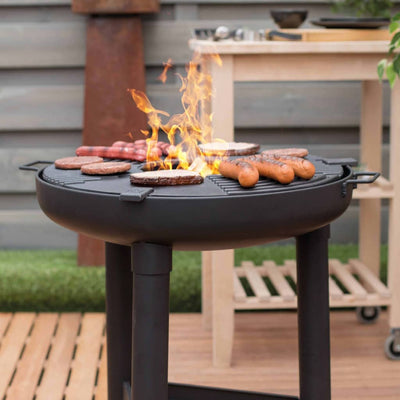 BBQ Plancha grilli musta teräs
