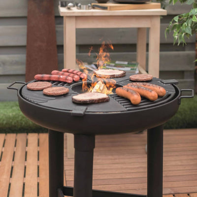 BBQ Plancha grilli musta teräs