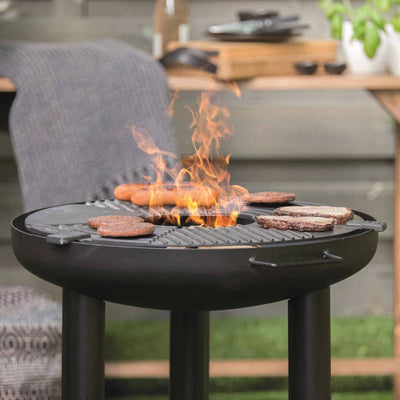 BBQ Plancha grilli musta teräs