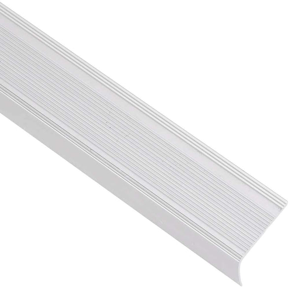 Portaikon suojukset L-muotoiset 5 kpl alumiini 90 cm hopea