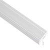 Portaikon suojukset L-muotoiset 15 kpl alumiini 90 cm hopea