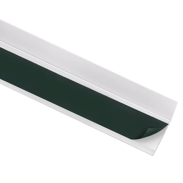 Portaikon suojukset L-muotoiset 15 kpl alumiini 90 cm hopea