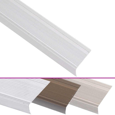 Hopea portaikon suojukset Spalatelu 100cm (l-muotoiset 5 kpl alumiini)