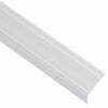 Portaikon suojukset L-muotoiset 15 kpl alumiini 100 cm hopea