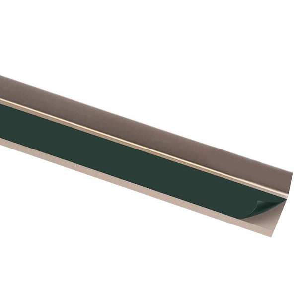 Portaikon suojukset L-muotoiset 5 kpl alumiini 100 cm ruskea