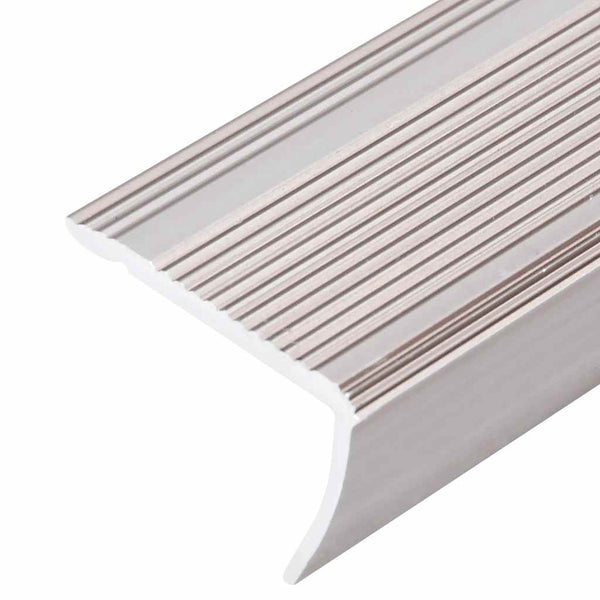 Portaikon suojukset L-muotoiset 5 kpl alumiini 100 cm samppanja