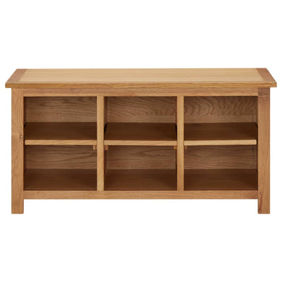 Kenkäteline 90x37x45 cm täysi tammi