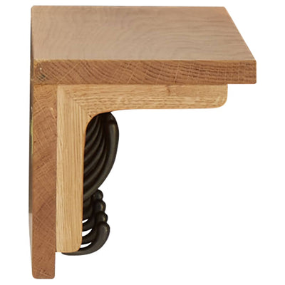 Naulakko 60x16x16 cm täysi tammi