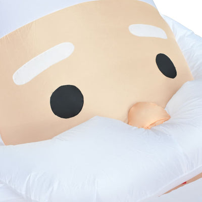 Ilmatäytteinen joulupukki led-valoilla joulukoriste Margueritte 4,5 m (ip44)