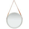 Hopea seinäpeili hihnalla Fevrodst 50cm