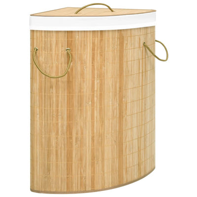 Bambu kulmapyykkikori Matoes 60 l