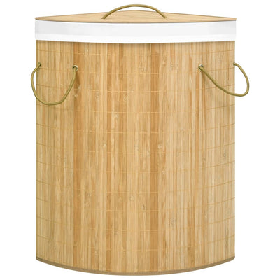 Bambu kulmapyykkikori Matoes 60 l