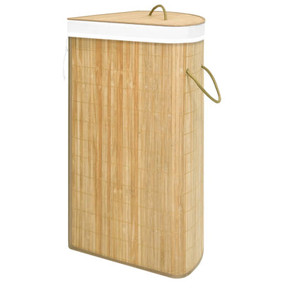 Bambu kulmapyykkikori Matoes 60 l