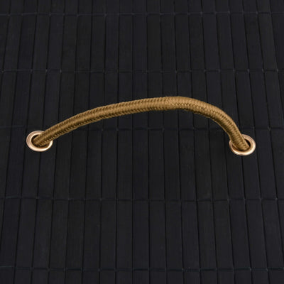 Säilytyslaatikot bambu 4 kpl musta