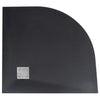 Musta suihkualusta smc Beatris 90x90cm