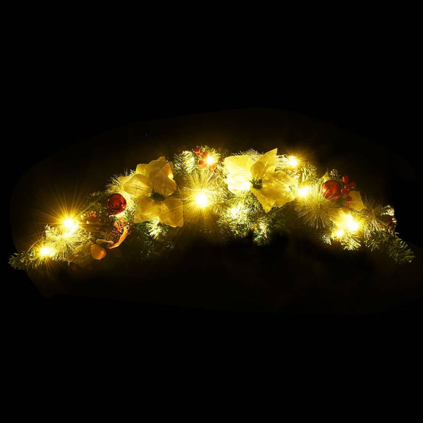 Vihreä joulukaari led-valoilla Maciuca 90cm (pvc)