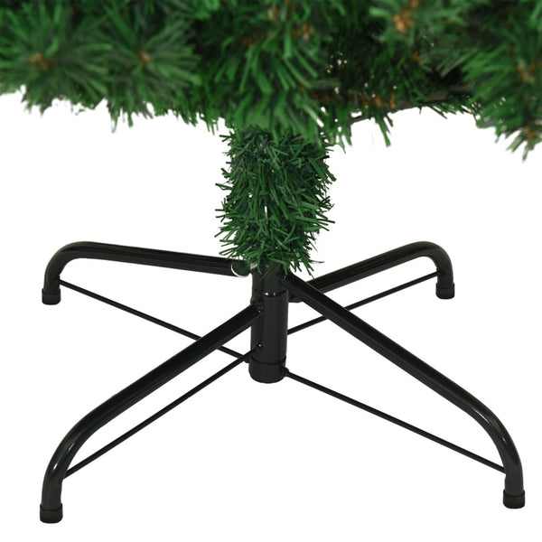 Vihreä tekojoulukuusi paksuilla oksilla Naxeia 210cm (pvc)