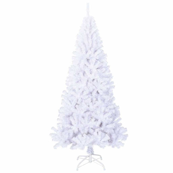 Valkoinen tekojoulukuusi paksuilla oksilla Naxeia 180cm (pvc)