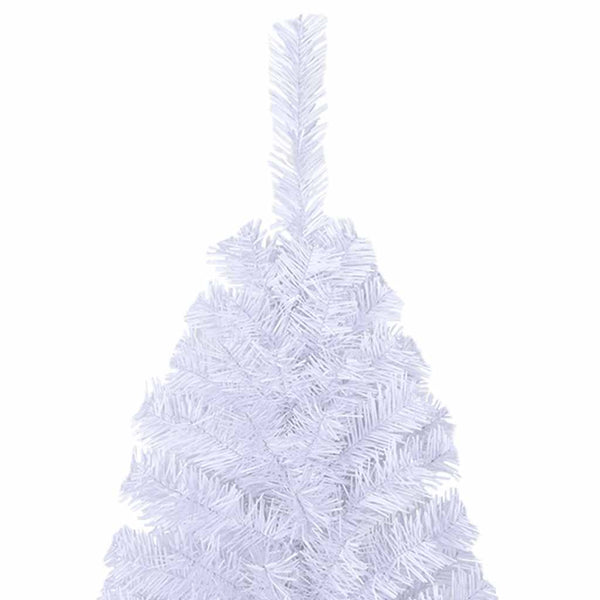 Valkoinen tekojoulukuusi paksuilla oksilla Naxeia 180cm (pvc)