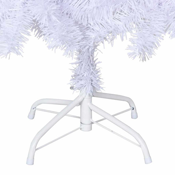 Valkoinen tekojoulukuusi paksuilla oksilla Naxeia 180cm (pvc)