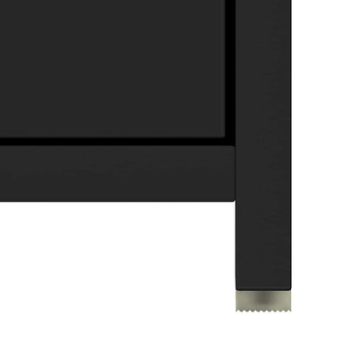 Musta kylpyhuonekaappi Oprea 30x30x183,5cm (puinen)