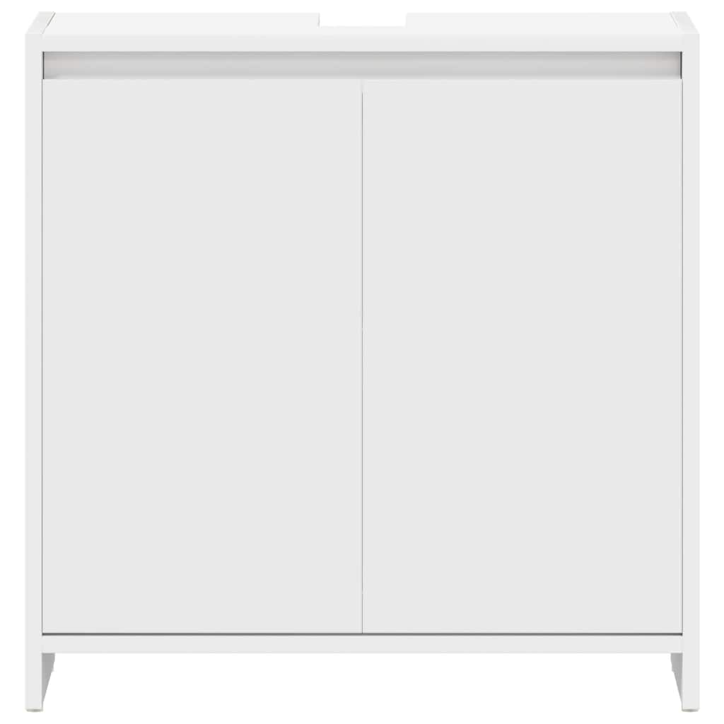 Valkoinen kylpyhuonekaappi Ozsvath 60x33x61cm (puinen)