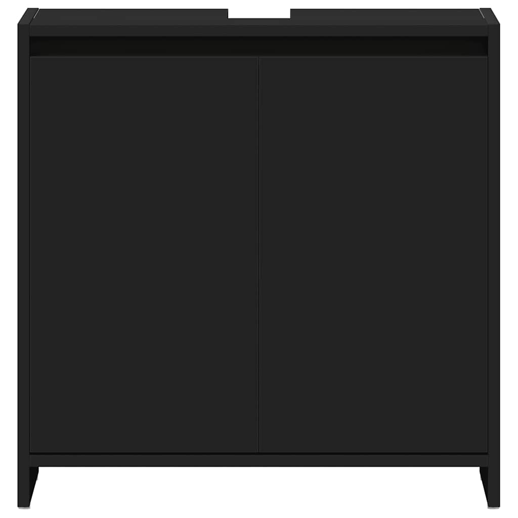 Musta kylpyhuonekaappi Ozsvath 60x33x61cm (puinen)