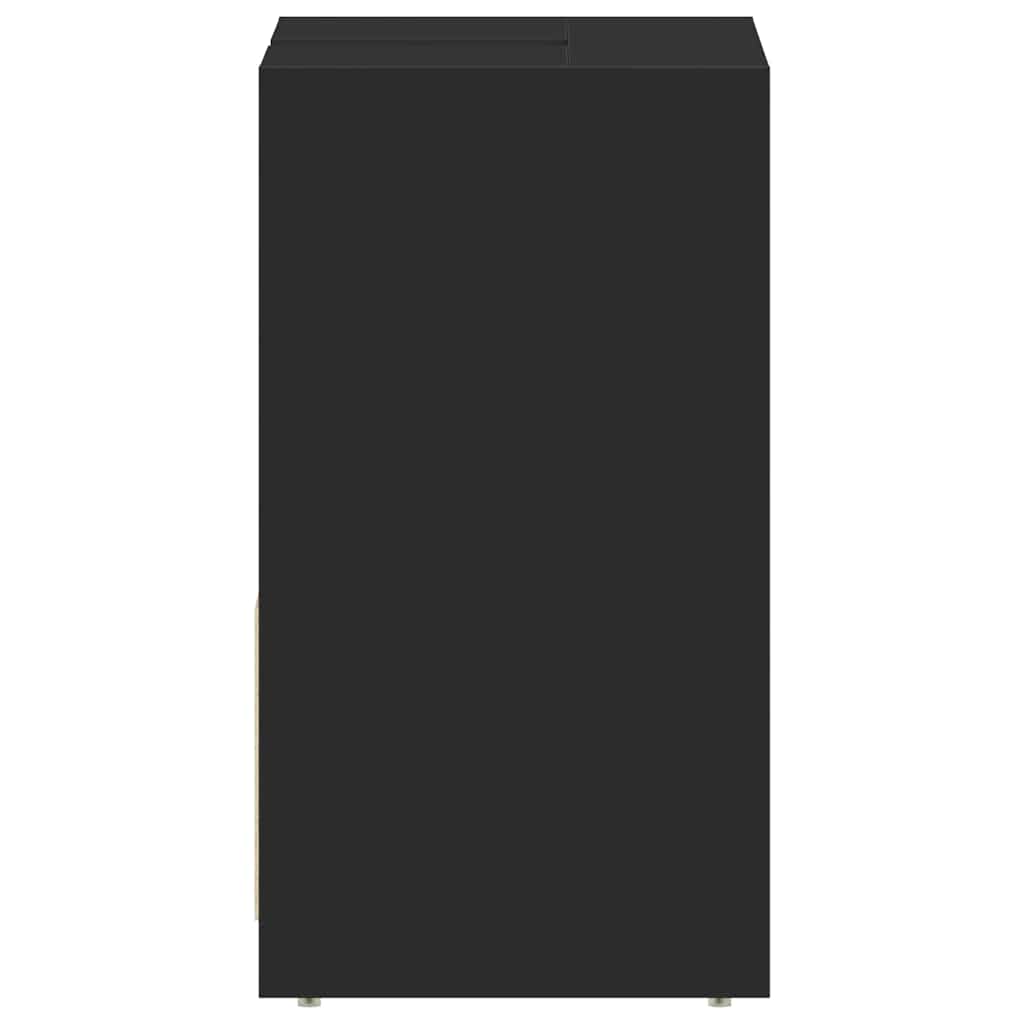 Musta kylpyhuonekaappi Ozsvath 60x33x61cm (puinen)