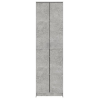 Eteisen vaatekaappi betoninharmaa 55x25x189 cm tekninen puu