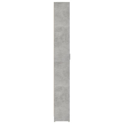 Eteisen vaatekaappi betoninharmaa 55x25x189 cm tekninen puu
