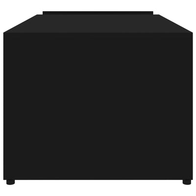 Sohvapöytä musta 90x45x35 cm lastulevy