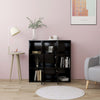 Kirjahylly musta 90x30x90 cm tekninen puu