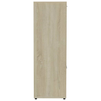 Kirjahylly Sonoma-tammi 90x30x90 cm tekninen puu