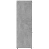 Kirjahylly betoninharmaa 90x30x90 cm tekninen puu
