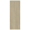 Seinähylly Sonoma-tammi 45,1x16x45,1 cm tekninen puu