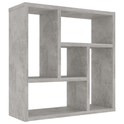 Seinähylly betoninharmaa 45,1x16x45,1 cm tekninen puu