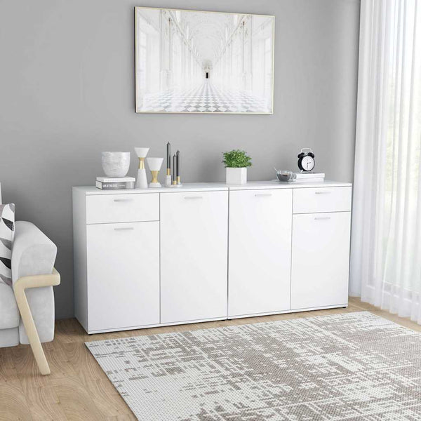 Senkki valkoinen 160x36x75 cm lastulevy