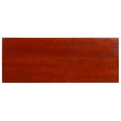 Konsolipöytä klassinen ruskea 90x30x75 cm täysi mahonki