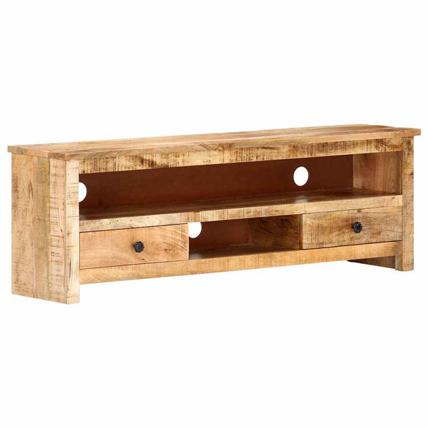 TV-taso 120x30x40 cm karkea mangopuu