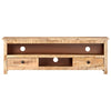 TV-taso 120x30x40 cm karkea mangopuu