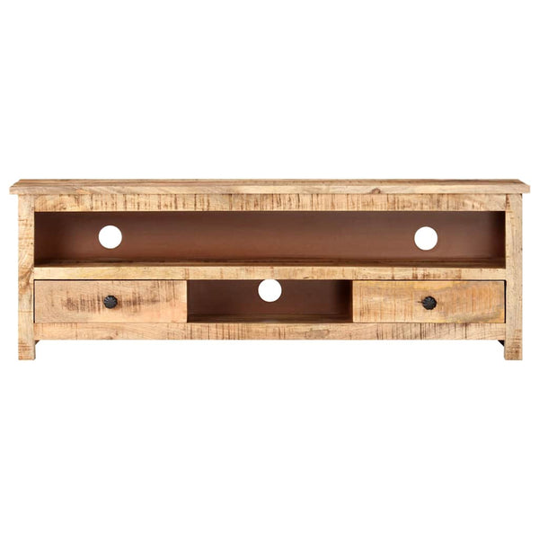 TV-taso 120x30x40 cm karkea mangopuu