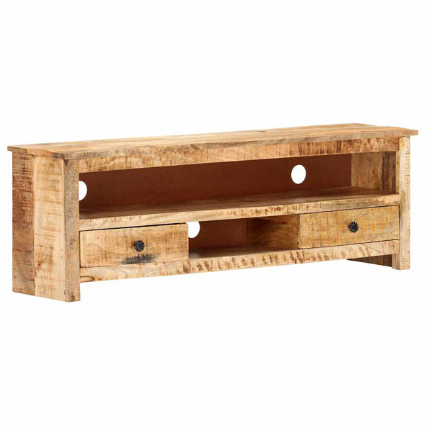 TV-taso 120x30x40 cm karkea mangopuu