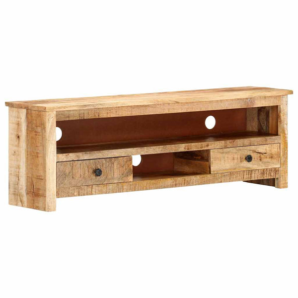 TV-taso 120x30x40 cm karkea mangopuu