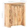 Senkki 59x33x75 cm karkea mangopuu