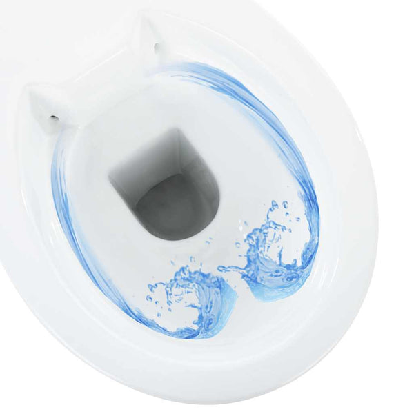 Valk korkea reunaton wc soft close Stefi 7cm (korkeampi keraaminen)