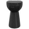 Musta korkea reunaton wc soft close Stefi 7cm (korkeampi keraaminen)