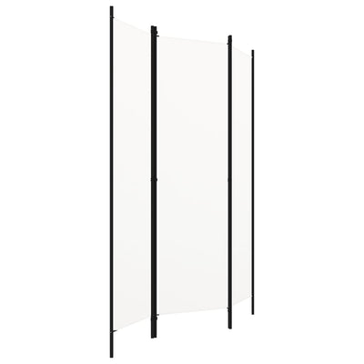 3-paneelinen tilanjakaja valkoinen 150x180 cm