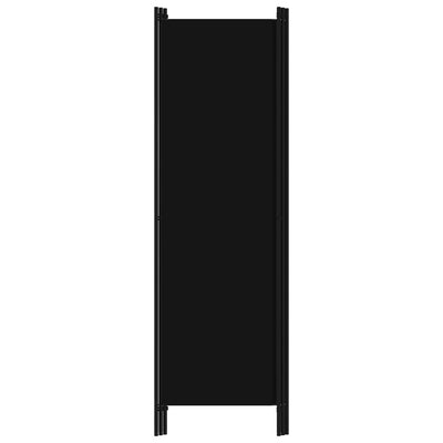 3-paneelinen tilanjakaja musta 150x180 cm