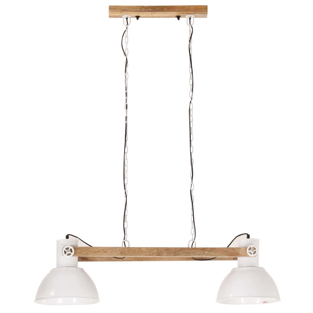 Valkoinen teollistyylinen riippuvalaisin Teliva 109cm (25 w, e27)