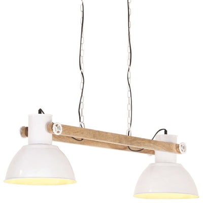 Teollistyylinen riippuvalaisin 25 W valkoinen 109 cm E27